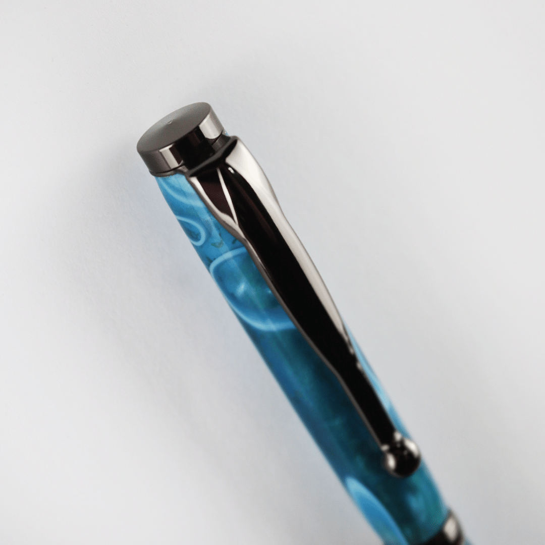 Acrylic Twist Pen - Arctic Blue