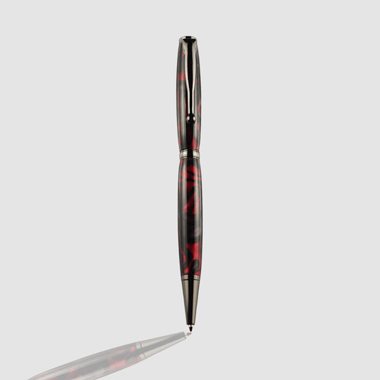 Acrylic Twist Pen - Black Widow