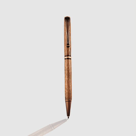 Rosewood Antique Copper Click Pen