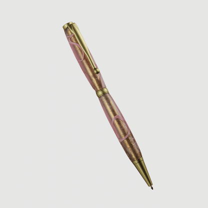 Acrylic Twist Pen - Dusty Pink
